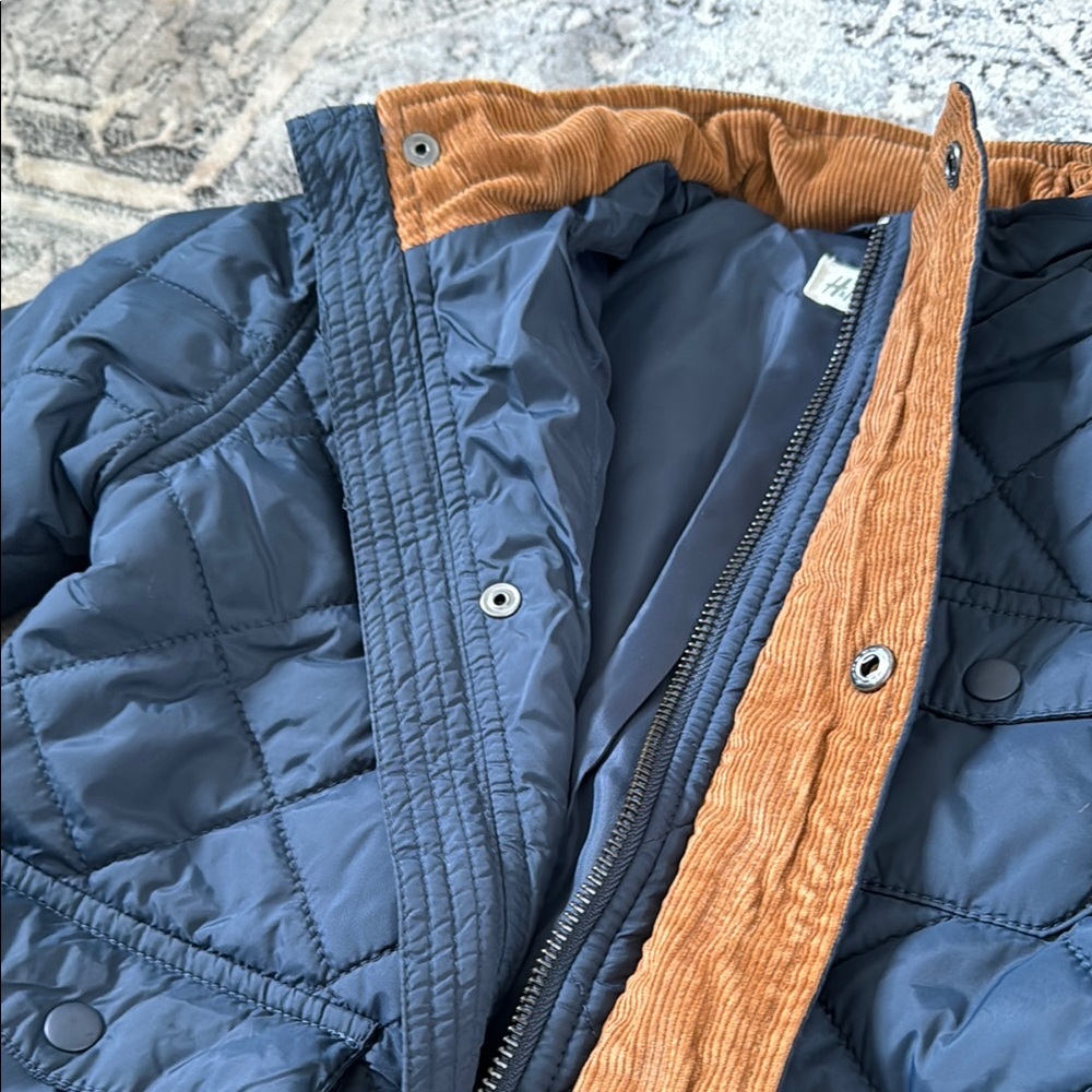 H&M Kids Blue Quilted Jacket - Picture 3 of 4